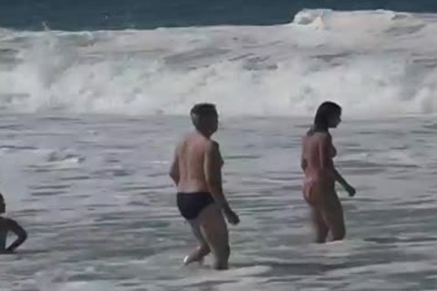 Chad Calvin And Antonio Correa At Beach For Sex