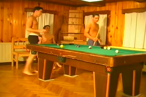 boy To boy Sex On Tthis chab Pool Table