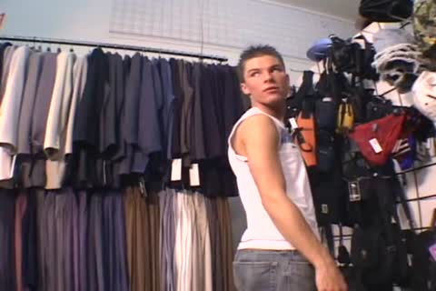 lovely gay mans Seducing Each Other In A Store