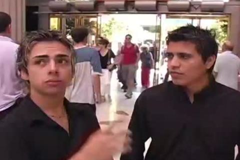 delicious Mexican fellows Slip Into The Mall bathroom For Some dick