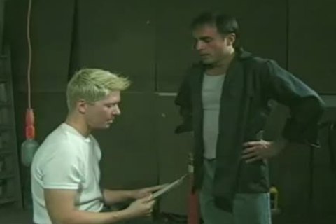 guy gets ramrod deep Up his booty Then gets spunk ssweet On him