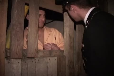 Leather Clad dude receives his Hard penis sucked Off