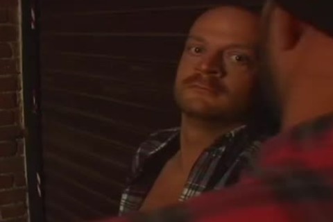 Three studs Engage In blow job 3some