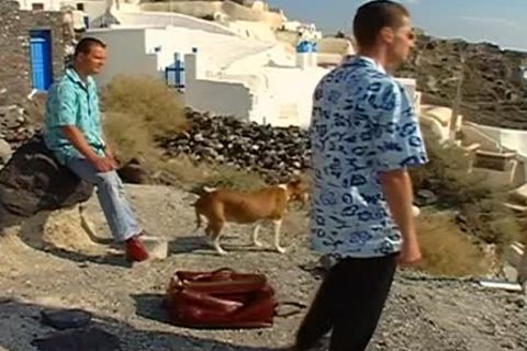 Three men Visit Greek Islands To Practice Greek Art