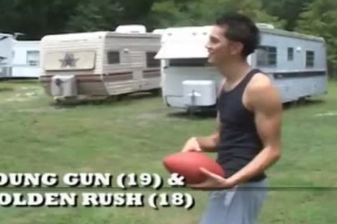 Holden Rush Brings his twink man Outside young Gun To pound