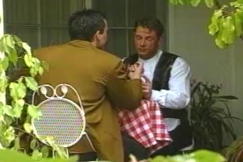 Hunk David Thompson receives his ass banged