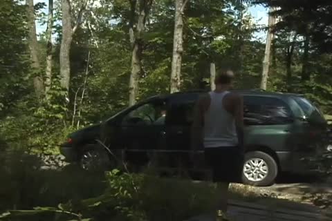 Lucas DeSolei And Nicky Wells poke In The Great outdoors