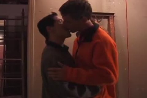 juicy homosexual sucking And hammering On Floor