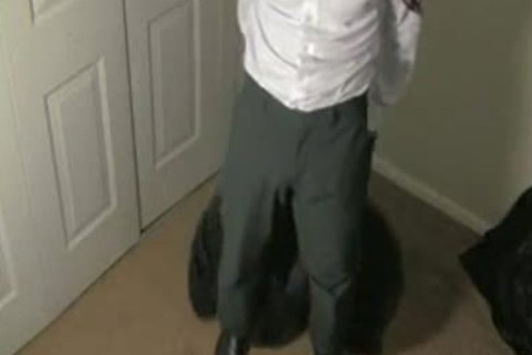 costumeed beneath My Suit (Hands Free ejaculation During anal)