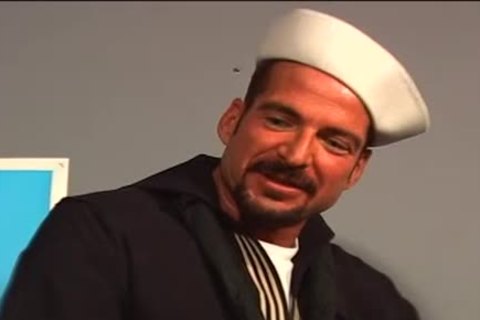 shaggy homo males gang-sex ass