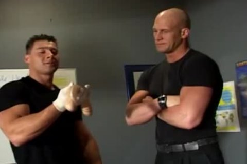 Robert Van Damme,Joey Russo,and Jeff Brooks