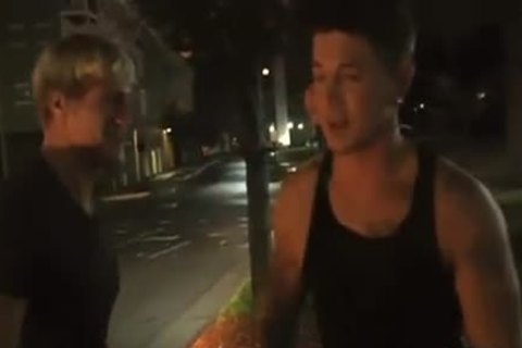 Athletic Gavin Waters next to Sebastian Young cock sucking