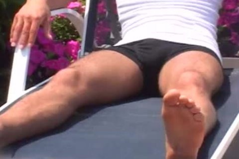 Beach twink lavish spooging