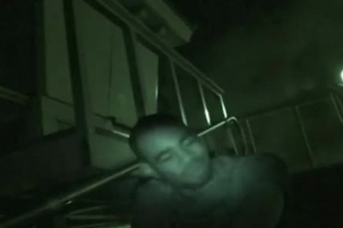 black man receives his cock wet by a white stud