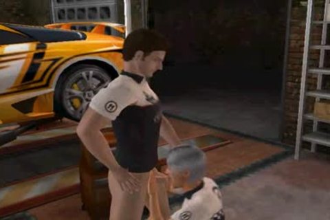 3D hunk receiveting pounded assly