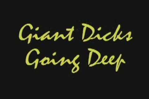 enormous rods Going deep