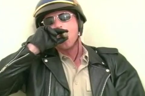 kinky Police Jerks Off Wgreetingsle Smoking A Cigar