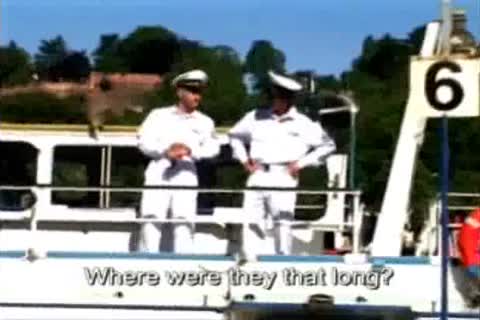 SAILORS pound OUTSIDE