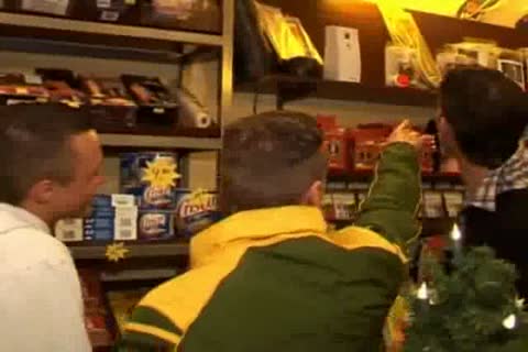 young Euro Sex Shop orgy