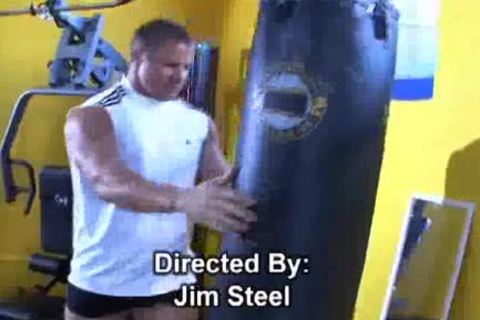 Muscle dude Adam Jerks Off