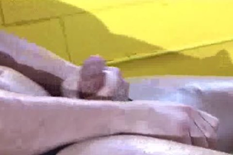 Muscle dude Adam Jerks Off