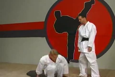 mans In Kimono gang pokeing