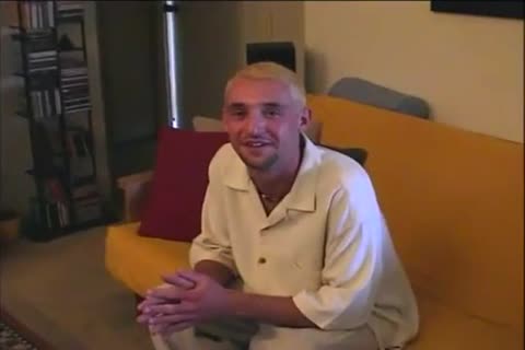 stunning blonde Hunk Jerks Off giant penis