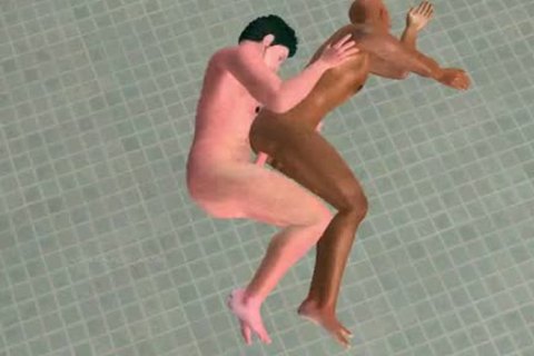 skankty\n 3D ebony Hunk getting fucked pooperly