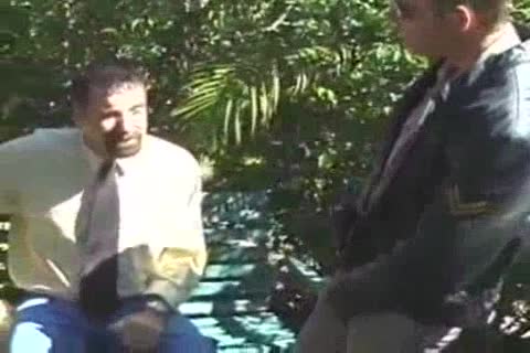 Uniformed Smoking gay Cop And Bear