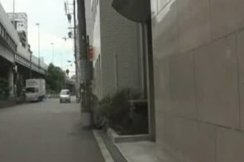 Asian rushes hard pounding