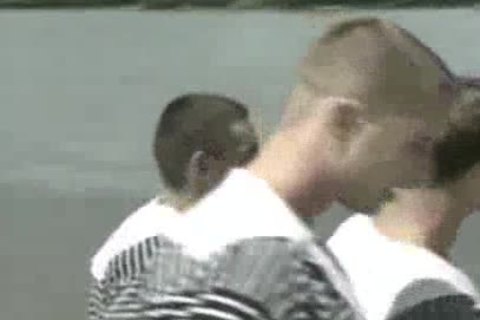 Very hot bareback group sex