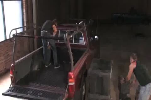 Handsome finds pleasure in threesome