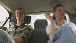 Young blond goes in for ramming hard