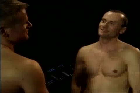 Muscle group sex at the gym
