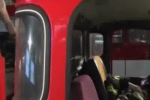 Very cute firefighter finds dick to fuck