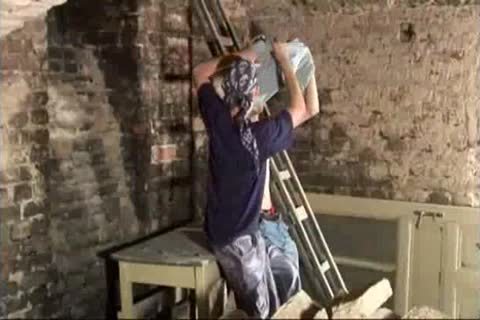 Twink boy swallow scene