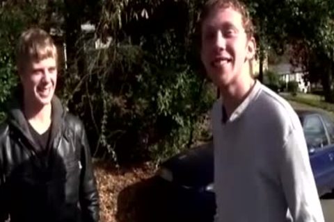 ballsy lovely gay mans In hammer suck