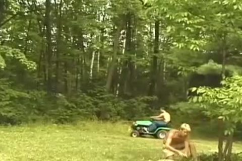 Ken Dumoulin And Luke Loader plowing In Outdoor