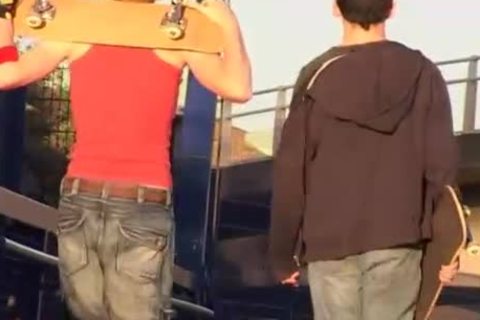 bare British Skateboarders