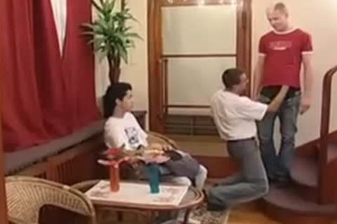 Double blowjob scene