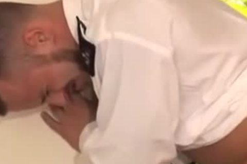 Tattooed police chick anal