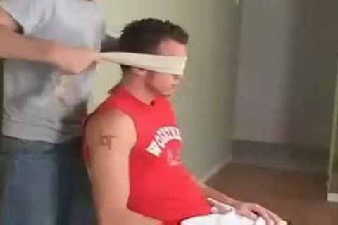 Blindfolded And blown gay Porn