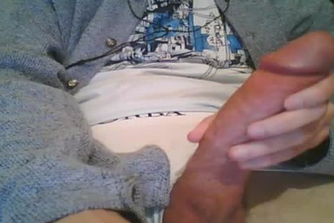 Wanking next to gay