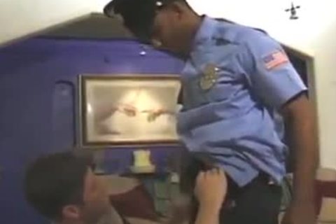 juicy gay Sex With black Cop