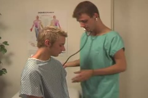 European wearing uniform masturbating in hospital
