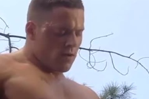 attractive boys pokeing Outdoor