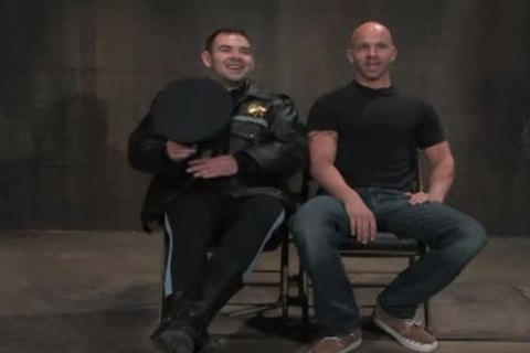 Baldthis guyaded gay pokeed By Cop In bondage