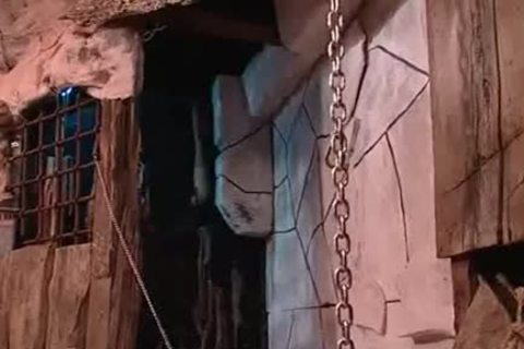 tied Up gay chap receives jock Pumped And ass poked