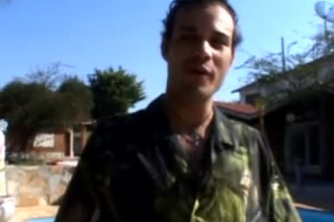 Brazilian studs 3some fucking On The Sofa