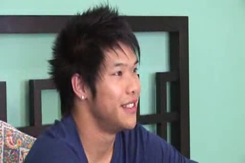 asian pecker jerking off